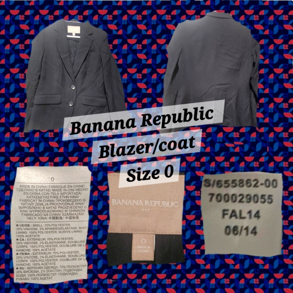 Banana Republic Blazer and slacks